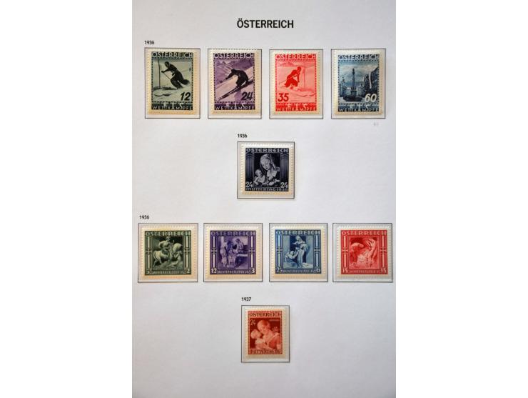 collection 1850-2001 mostly */** with better stamps and sets including a.o. Rotary, Katholikentag, Birds, Levant etc. in 5 al