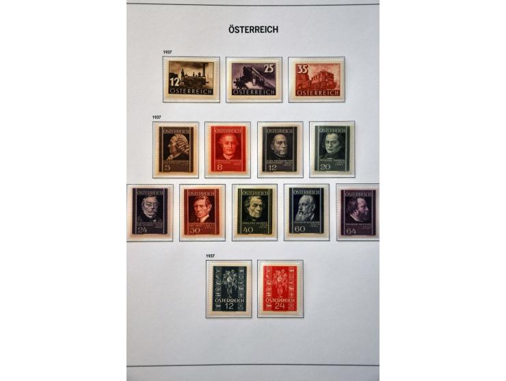 collection 1850-2001 mostly */** with better stamps and sets including a.o. Rotary, Katholikentag, Birds, Levant etc. in 5 al