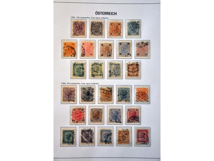 collection 1850-2001 mostly */** with better stamps and sets including a.o. Rotary, Katholikentag, Birds, Levant etc. in 5 al