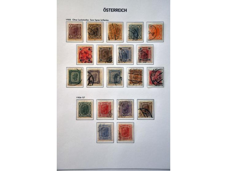 collection 1850-2001 mostly */** with better stamps and sets including a.o. Rotary, Katholikentag, Birds, Levant etc. in 5 al