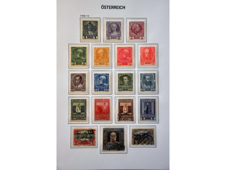 collection 1850-2001 mostly */** with better stamps and sets including a.o. Rotary, Katholikentag, Birds, Levant etc. in 5 al