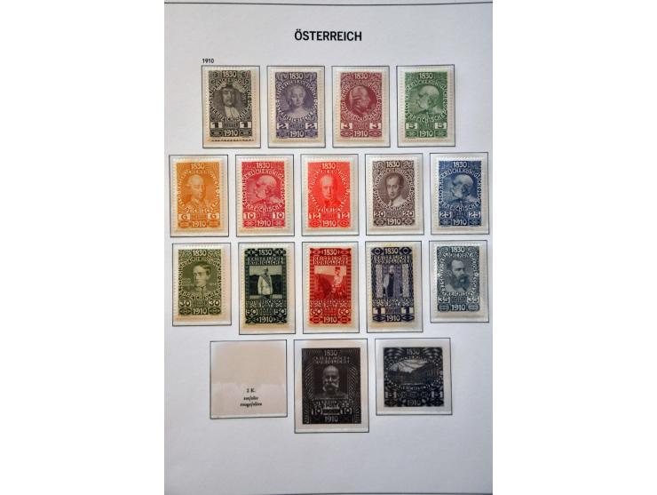 collection 1850-2001 mostly */** with better stamps and sets including a.o. Rotary, Katholikentag, Birds, Levant etc. in 5 al