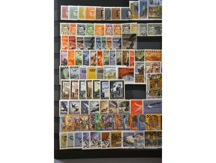 mainly */** with many better sets and stamps including 80th Birthday Franz Joseph (2 kronen missing), FIS, Katholikentag, Hit