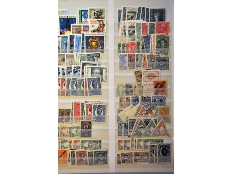 stock used and */** with better sets and stamps including Rotary on cover, Fieldpost, Bosnia & Herzegovina etc. in stockbook