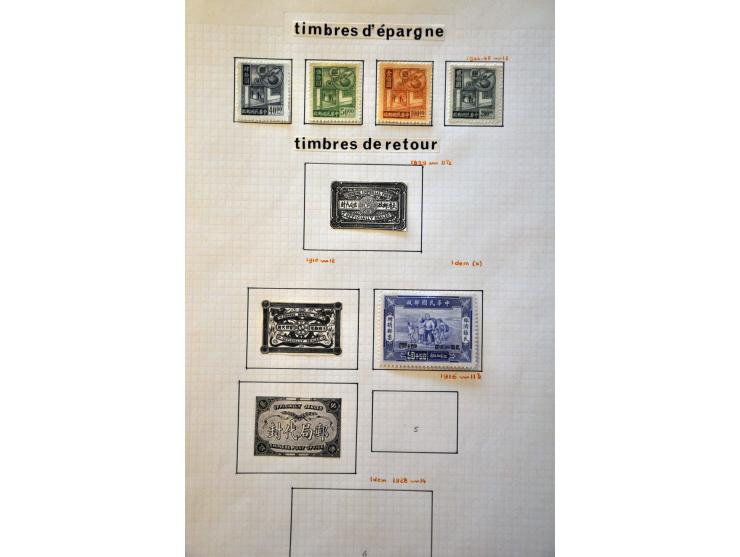 Provinces, Japanese Occupation and Foreign Post Offices, nice collection with better stamps and sets in album