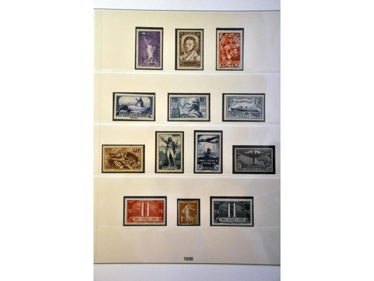 collection 1849-2001 after 1924 ** with many better stamps, sets, minisheets (a.o. Pexip), Airmail, Postage Due etc. in 9 Lin