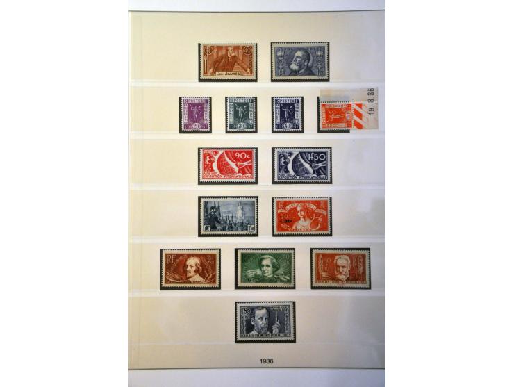 collection 1849-2001 after 1924 ** with many better stamps, sets, minisheets (a.o. Pexip), Airmail, Postage Due etc. in 9 Lin