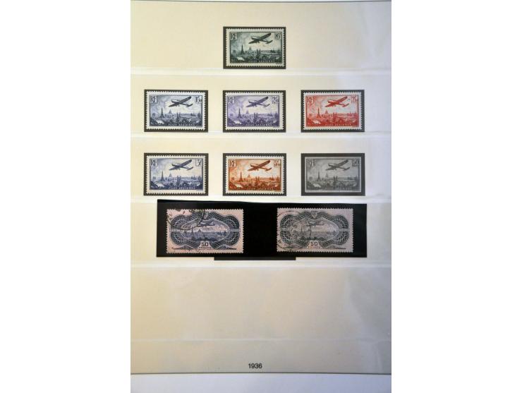 collection 1849-2001 after 1924 ** with many better stamps, sets, minisheets (a.o. Pexip), Airmail, Postage Due etc. in 9 Lin