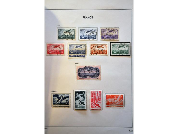 collection 1849-1986 used and */**  with better stamps and sets including Transatlantique, Samothrace, Pexip minisheet, both 