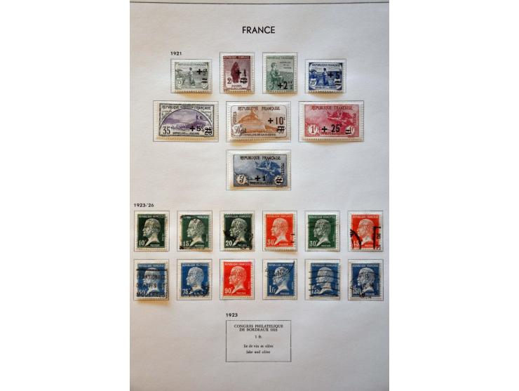 collection 1849-1986 used and */**  with better stamps and sets including Transatlantique, Samothrace, Pexip minisheet, both 