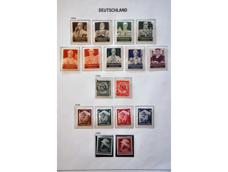 collection used and */** with better sets and stamps in Davo album