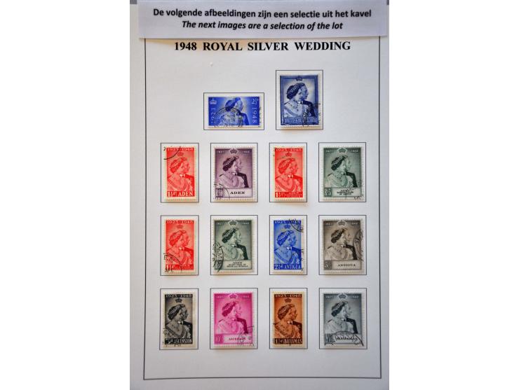 omnibus 1937-1951 a very nice used collection including Royal Silver Wedding 1948 complete and UPU 1949 virtually complete in