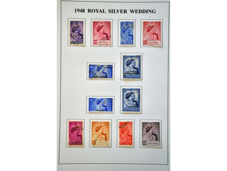 omnibus 1937-1951 a very nice used collection including Royal Silver Wedding 1948 complete and UPU 1949 virtually complete in