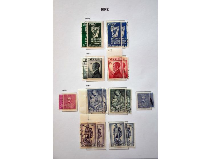 collection 1912-2014 both */** and used collected including better sets in 5 Davo albums and some fdc's in Lindner album 