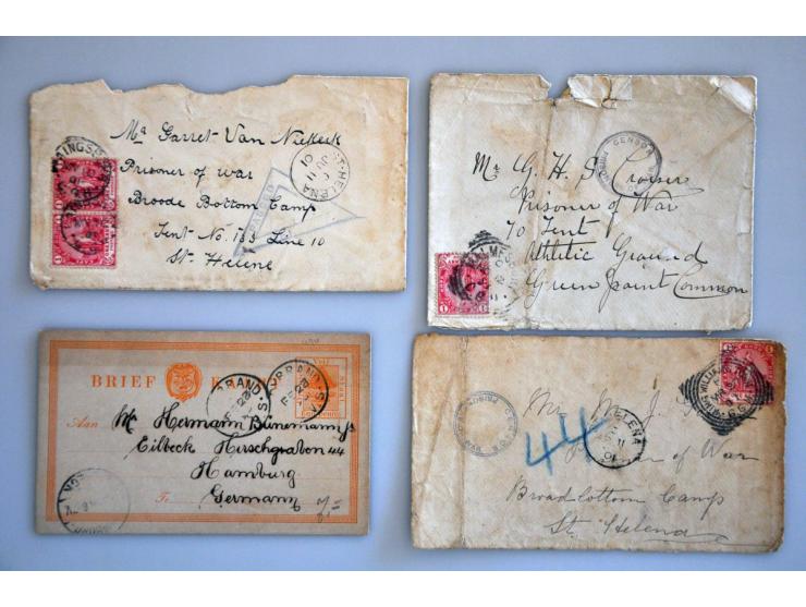 collection upto 1909 including Cape, Natal, Orange River Colony, Pietersburg, Transvaal, Boer War (covers), with better items