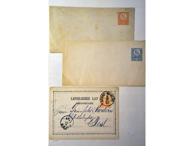 specialized collection 1871-1995 used with better items, perforations, cancellations, some covers etc. in 2 albums and stockb