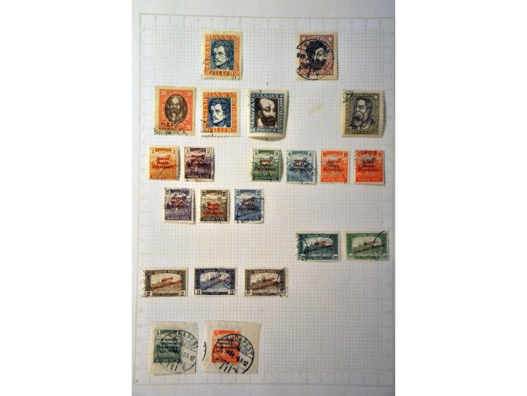 specialized collection 1871-1995 used with better items, perforations, cancellations, some covers etc. in 2 albums and stockb