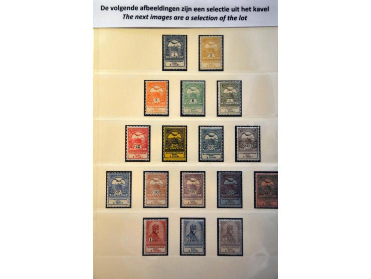 collection 1913-1998 */** with better sets and minisheets (a.o. Roosevelt and Chainbridge) in 13 Lindner albums in large box