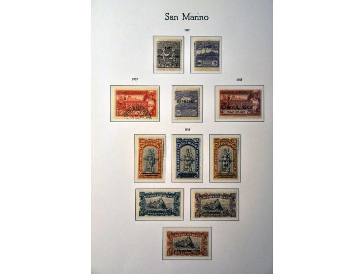 collection 1877-2004 */** with many better sets a.o. Airmail 1931, Postoffice 1932, Garibaldi, Postage Due, Parcelpost etc. i