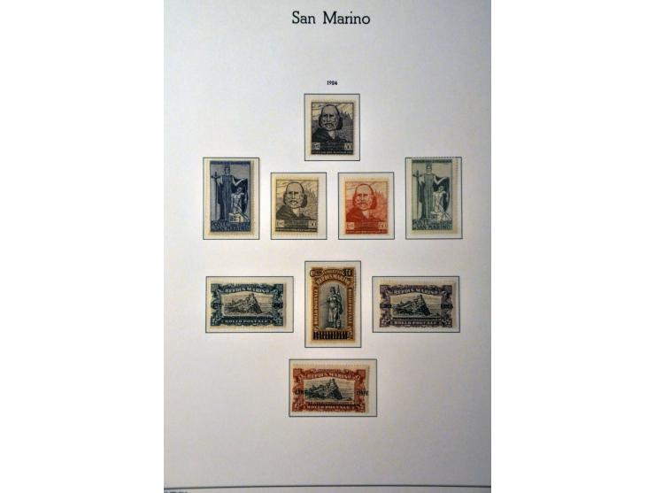 collection 1877-2004 */** with many better sets a.o. Airmail 1931, Postoffice 1932, Garibaldi, Postage Due, Parcelpost etc. i