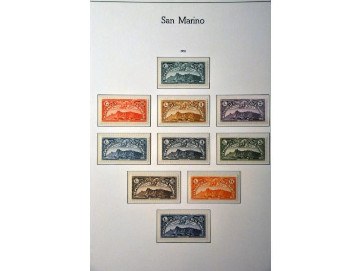 collection 1877-2004 */** with many better sets a.o. Airmail 1931, Postoffice 1932, Garibaldi, Postage Due, Parcelpost etc. i