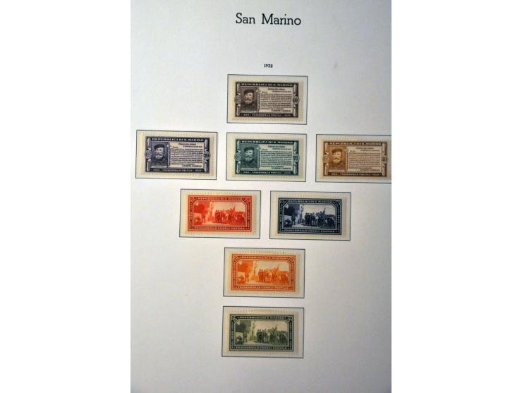 collection 1877-2004 */** with many better sets a.o. Airmail 1931, Postoffice 1932, Garibaldi, Postage Due, Parcelpost etc. i