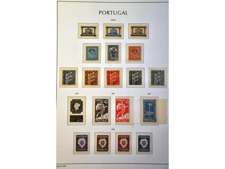 collection 1910-1982 mostly */** with better minisheets, Acores and Madeira in 2 albums