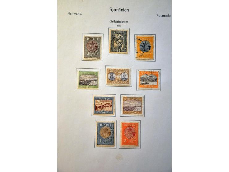 collection 1862-1978 used and many * with better stamps, sets and minisheets, in 2 albums