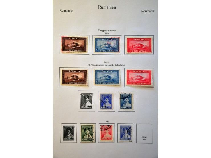 collection 1862-1978 used and many * with better stamps, sets and minisheets, in 2 albums