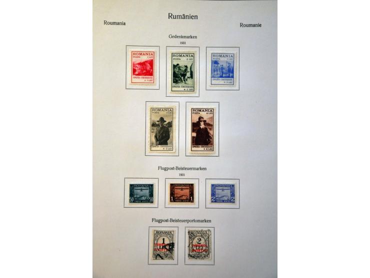 collection 1862-1978 used and many * with better stamps, sets and minisheets, in 2 albums