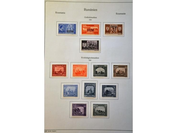 collection 1862-1978 used and many * with better stamps, sets and minisheets, in 2 albums