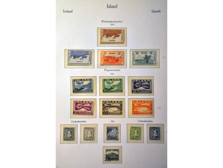 collection 1873-1976 mainly */** with many better stamps and sets in KaBe album