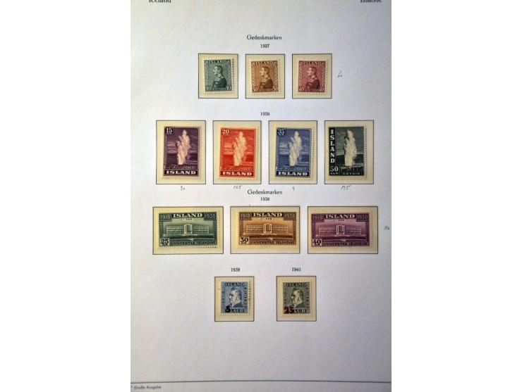 collection 1873-1976 mainly */** with many better stamps and sets in KaBe album