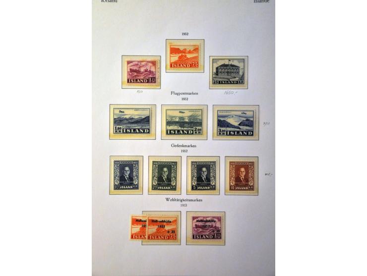 collection 1873-1976 mainly */** with many better stamps and sets in KaBe album