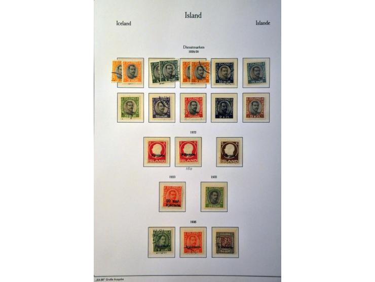 collection 1873-1976 mainly */** with many better stamps and sets in KaBe album