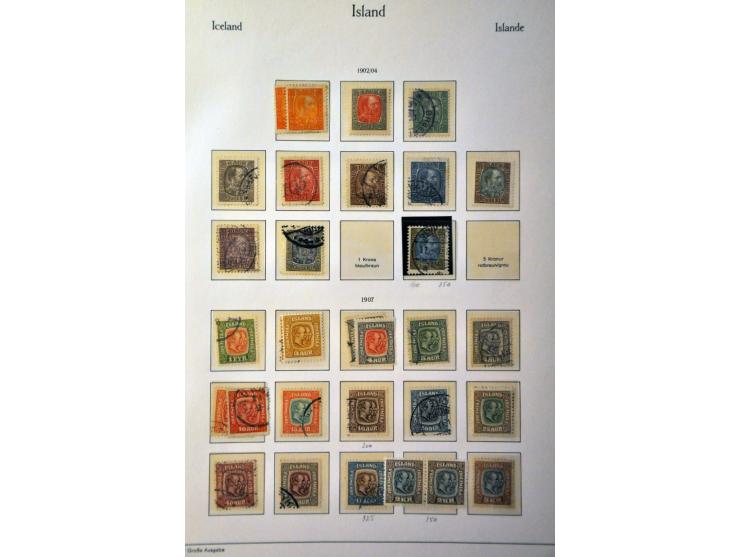 collection 1873-1976 mainly */** with many better stamps and sets in KaBe album