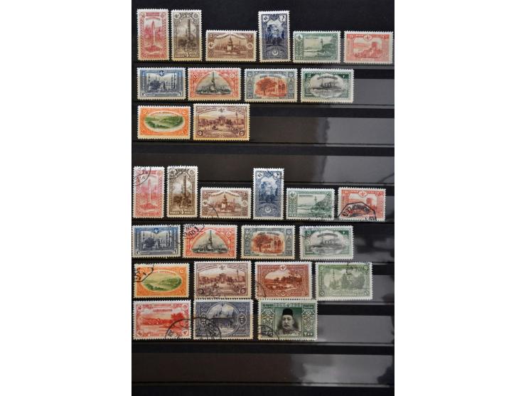 collection 1862-1997 mainly */** with many better sets including Lausanne Peace, Mi. nrs. 843-856, Smyrna Exposition, Sivas, 