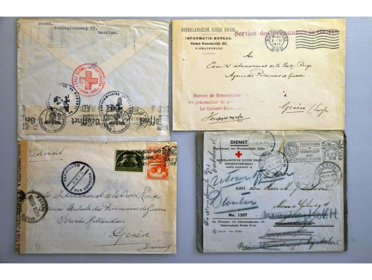 collection of 114 cards and covers including Netherlands including WW I and WW II, Dutch East Indies cover Tjideng camp 1946,