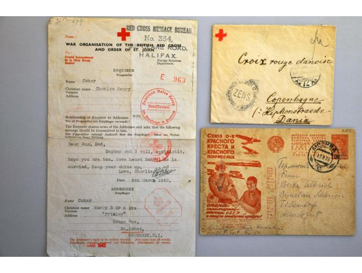 collection of 114 cards and covers including Netherlands including WW I and WW II, Dutch East Indies cover Tjideng camp 1946,