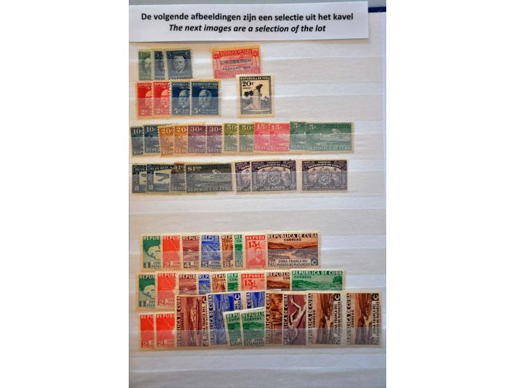 used and */** with better material including France, Liechtenstein and USA (a.o. Kansas and Nebraska overprints) in 2 stockbo