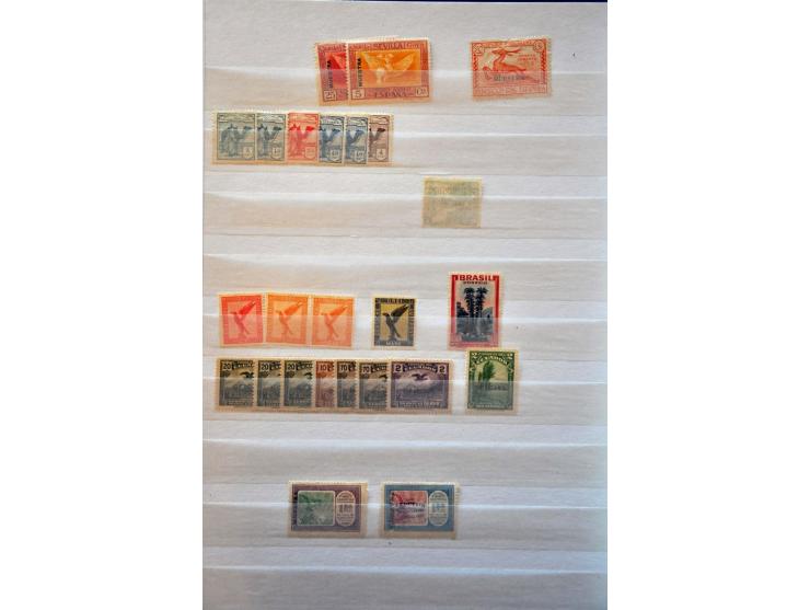 used and */** with better material including France, Liechtenstein and USA (a.o. Kansas and Nebraska overprints) in 2 stockbo