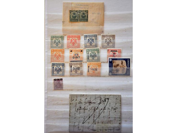 used and */** with better material including France, Liechtenstein and USA (a.o. Kansas and Nebraska overprints) in 2 stockbo