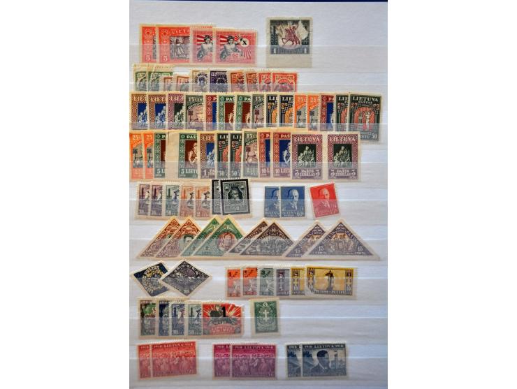 used and */** with better material including France, Liechtenstein and USA (a.o. Kansas and Nebraska overprints) in 2 stockbo