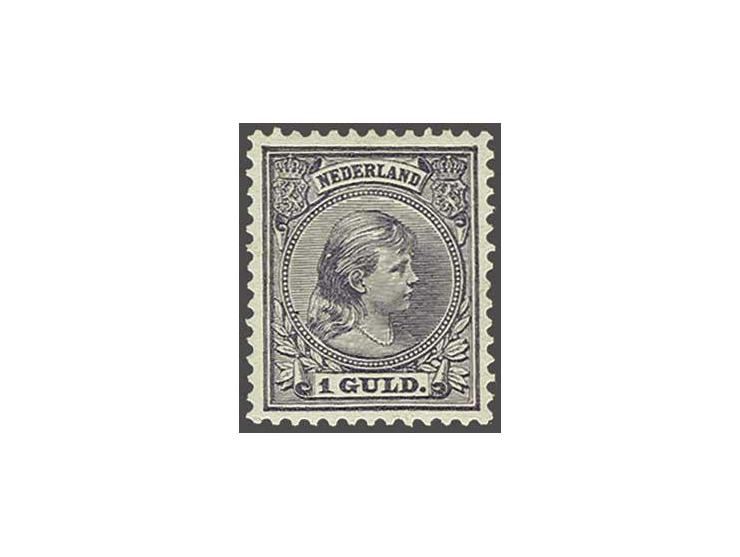 1 gulden grijsviolet, pracht ex., cat.w. 1000