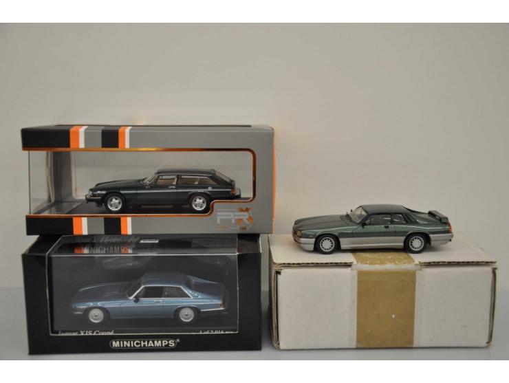 Jaguar XJS, Alezan, hand built, 1:43, green, Near Mint (front license plate bit dented), Jaguar XJS Coupé, Minichamps, 1:43, 