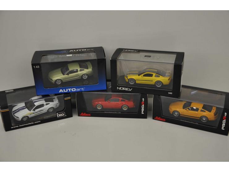 Ford Mustang Parotech Cesam, Norev, 1:43, yellow, Mint, Ford Mustang Boss 302, Schuco Pro.R43, 1 of 500, 1:43, yellow, Excell