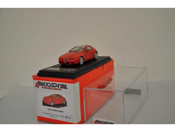 Alfa Romeo Brera, Microsprint Modellismo, 1:43, red, Mint.