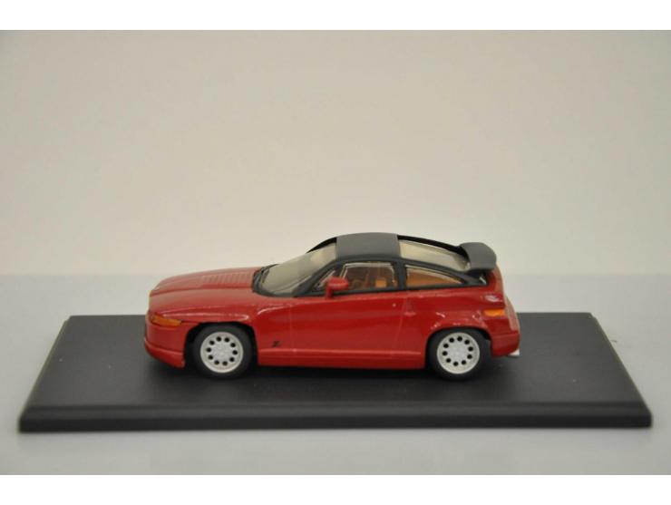 Alfa Romeo ES-30 SZ Prototype, SMTS, hand built, 1:43, red, Near Mint (left mirror bit loose).