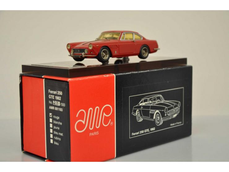 Ferrari 250 GTE 1962, AMR (André Marie Ruf), No 203 of 500, hand built, 1:43, red, Mint.