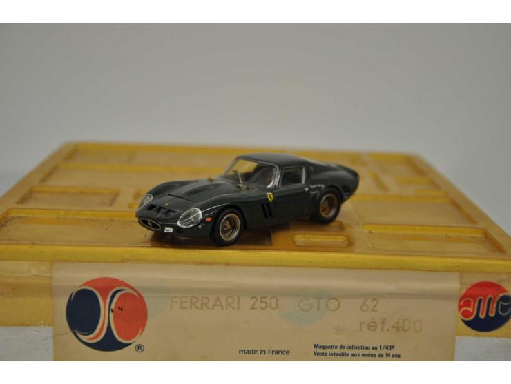 Ferrari 250 GTO 1962, AMR (André Marie Ruf), Ref. 400, 1:43, green, Near Mint (right wiper loose in box, original box include